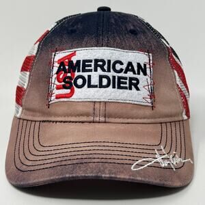 Toby Keith American Soldier USA Trucker Hat Baseball Cap Country Snapback Blue